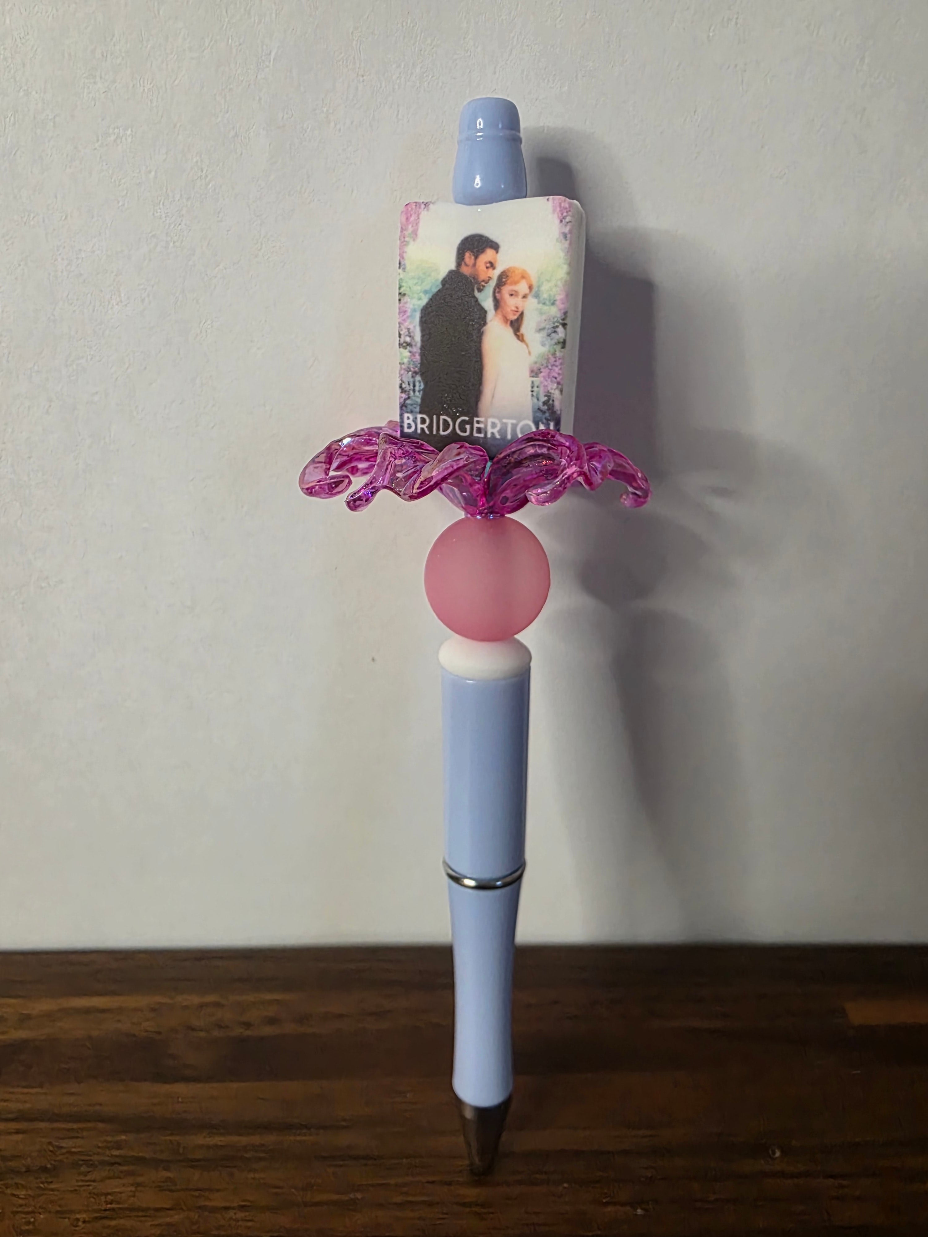 Regency Romance Beaded Pen