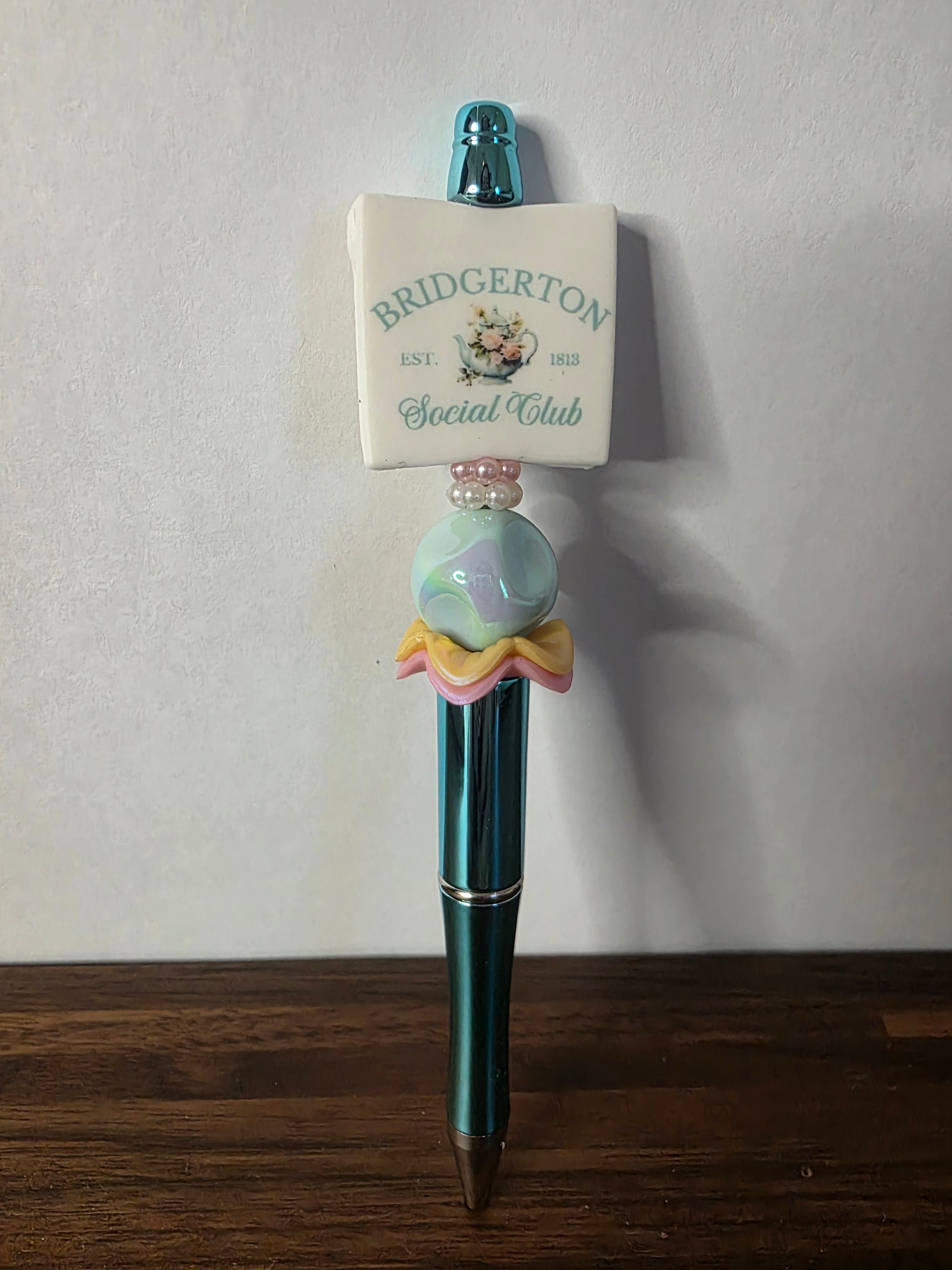 Regency Social Club Beaded Pen