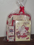 Red Bow Cat Stationery Bundle