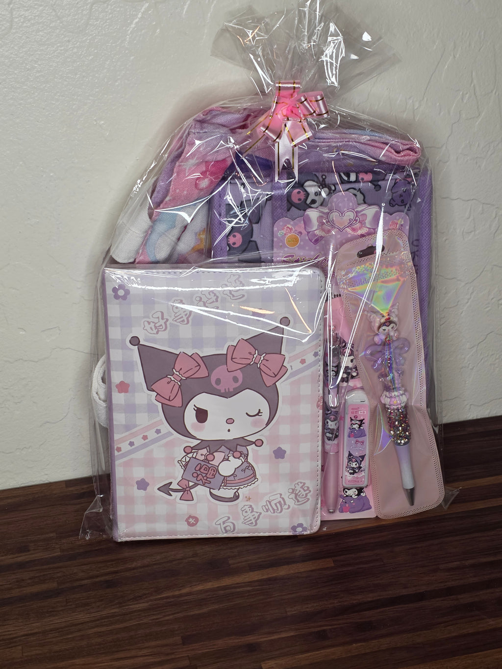 Kuku Dark Bow Bunny Stationery Bundle