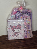 Kuku Dark Bow Bunny Stationery Bundle