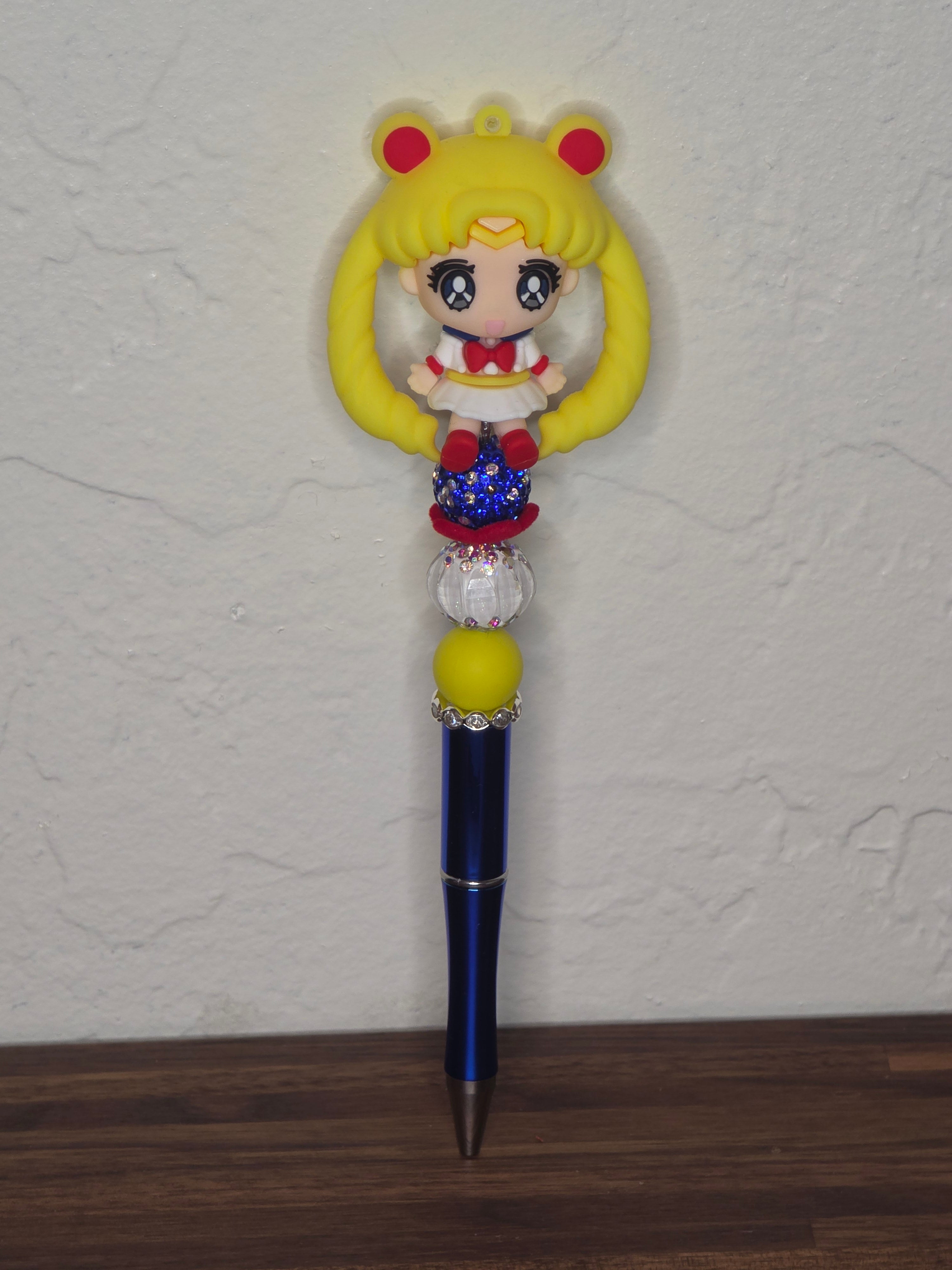 Celestial Warrior Beaded Pen