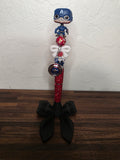 Red White & Blue Shield Hero Beaded Pen