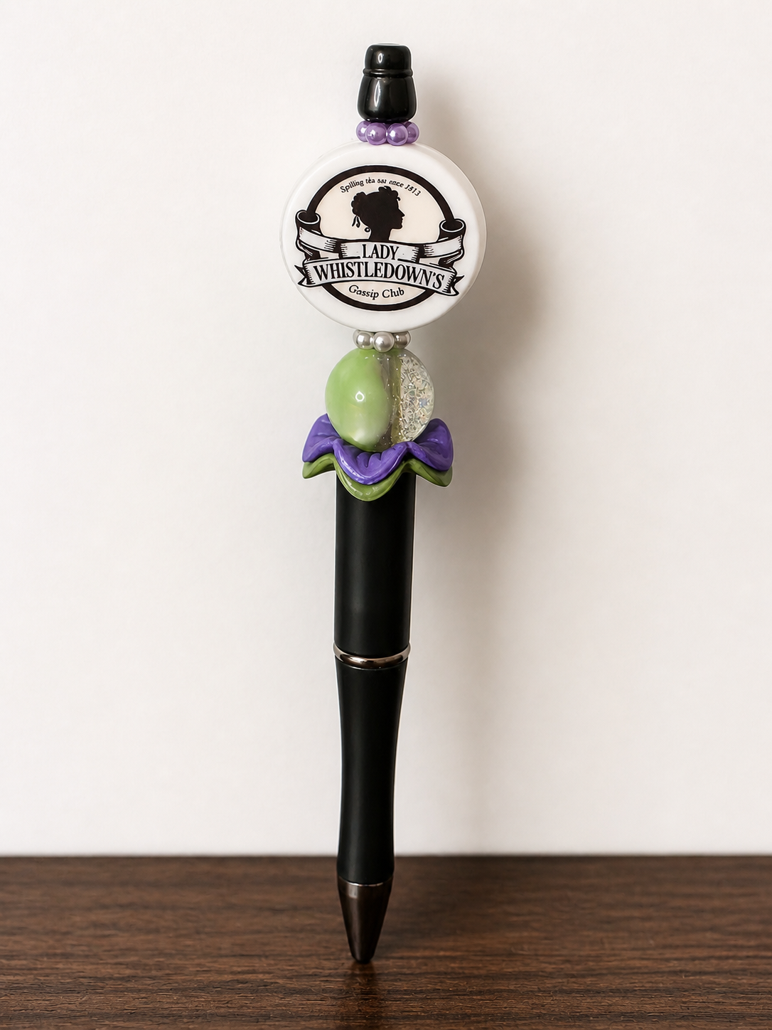 Spill the Tea Beaded Pen
