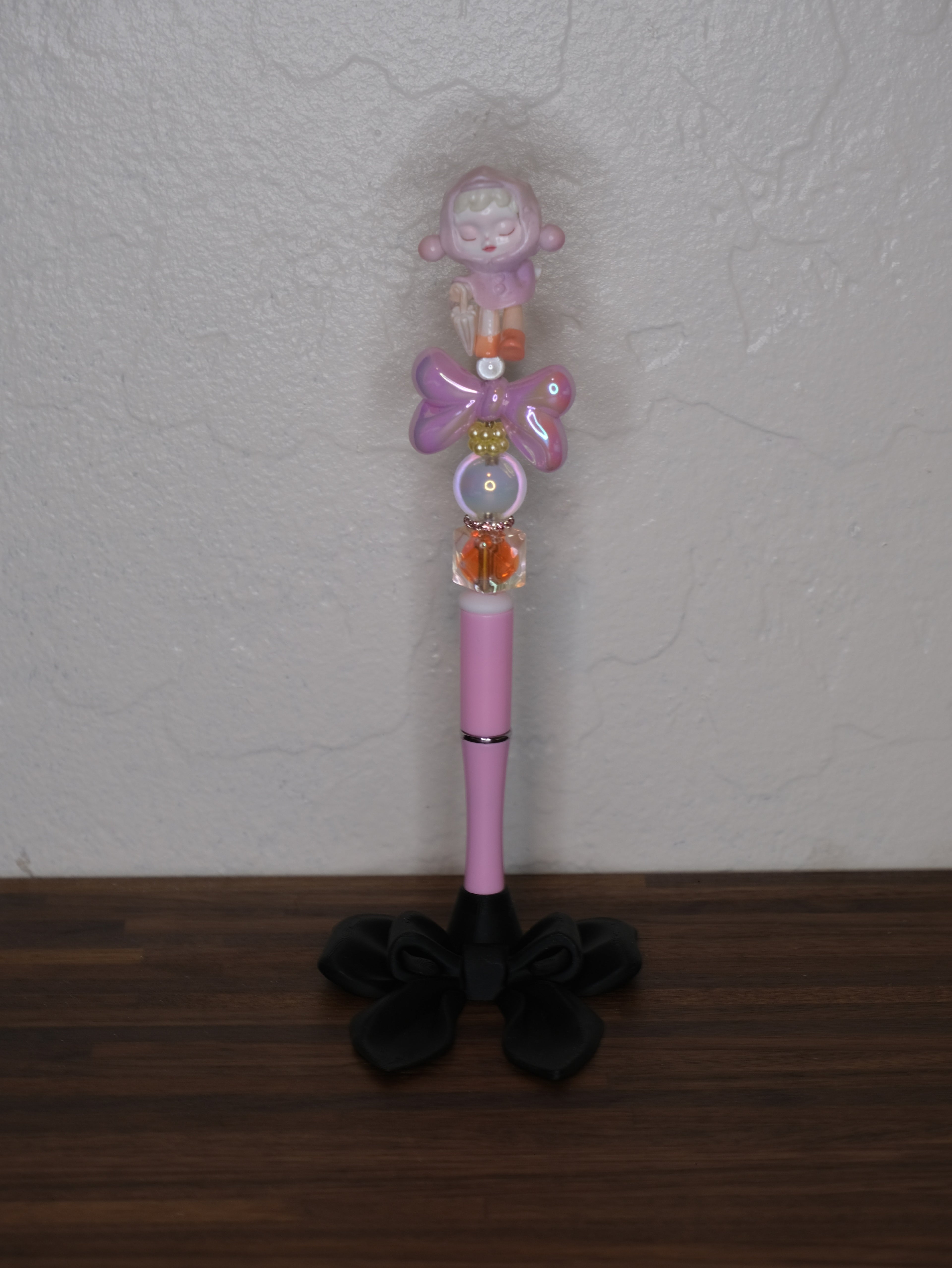 Pink Dreamy Doll Beaded Pen